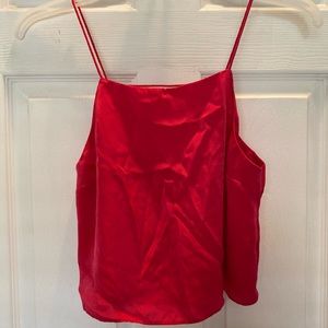 Crop top for date night hot pink